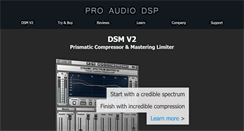 Desktop Screenshot of proaudiodsp.com